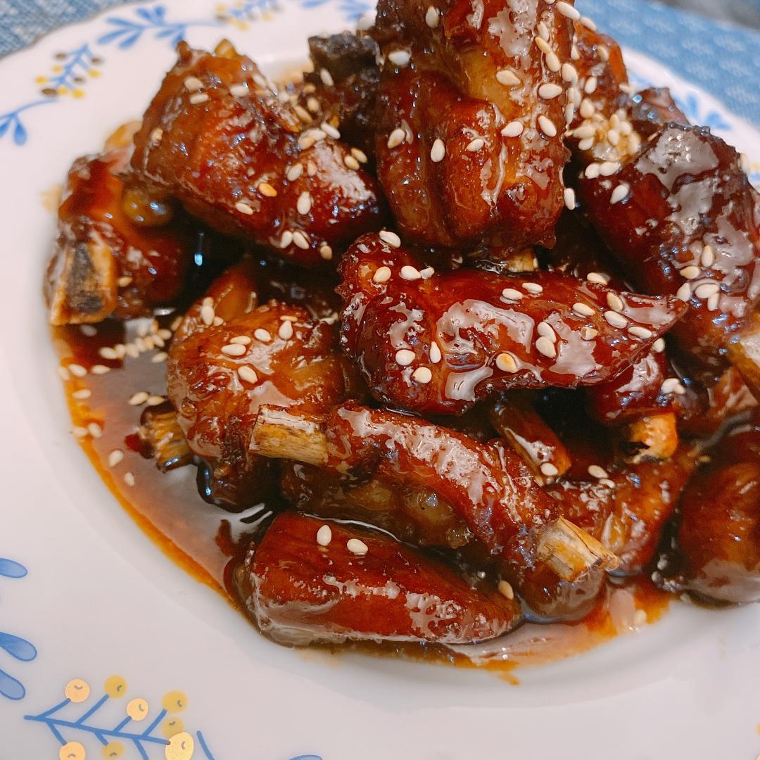 糖醋排骨/糖醋小排（不放油）（12345口诀做出正宗上海本帮）