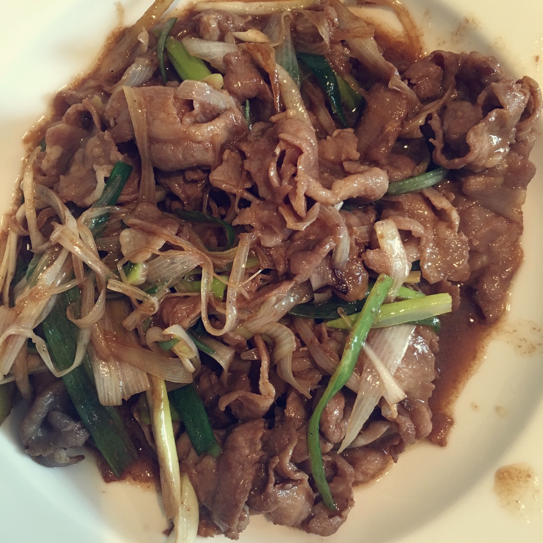 葱爆羊肉