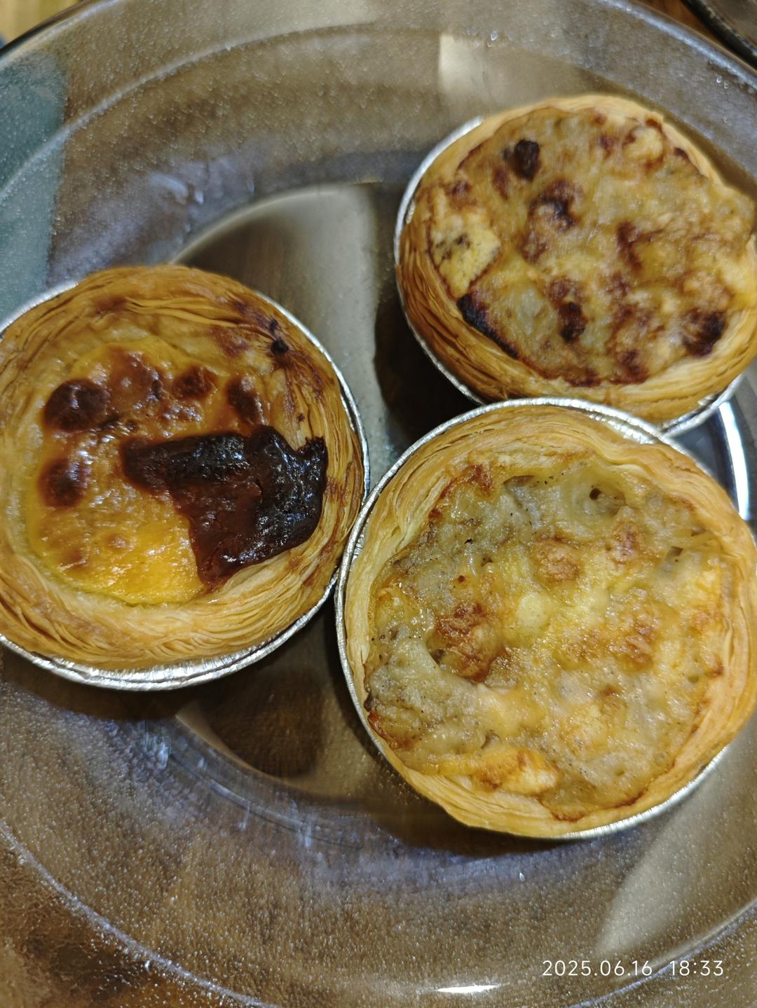 芝士蘑菇鸡肉挞