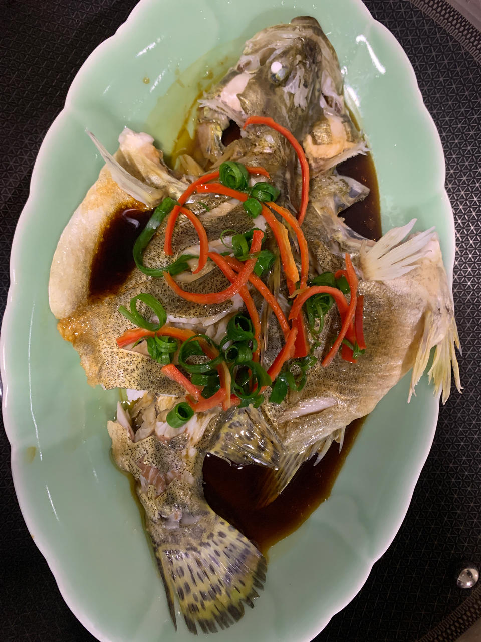 清蒸桂花鱼(鳜鱼),适合各种清蒸鱼,超级鲜美