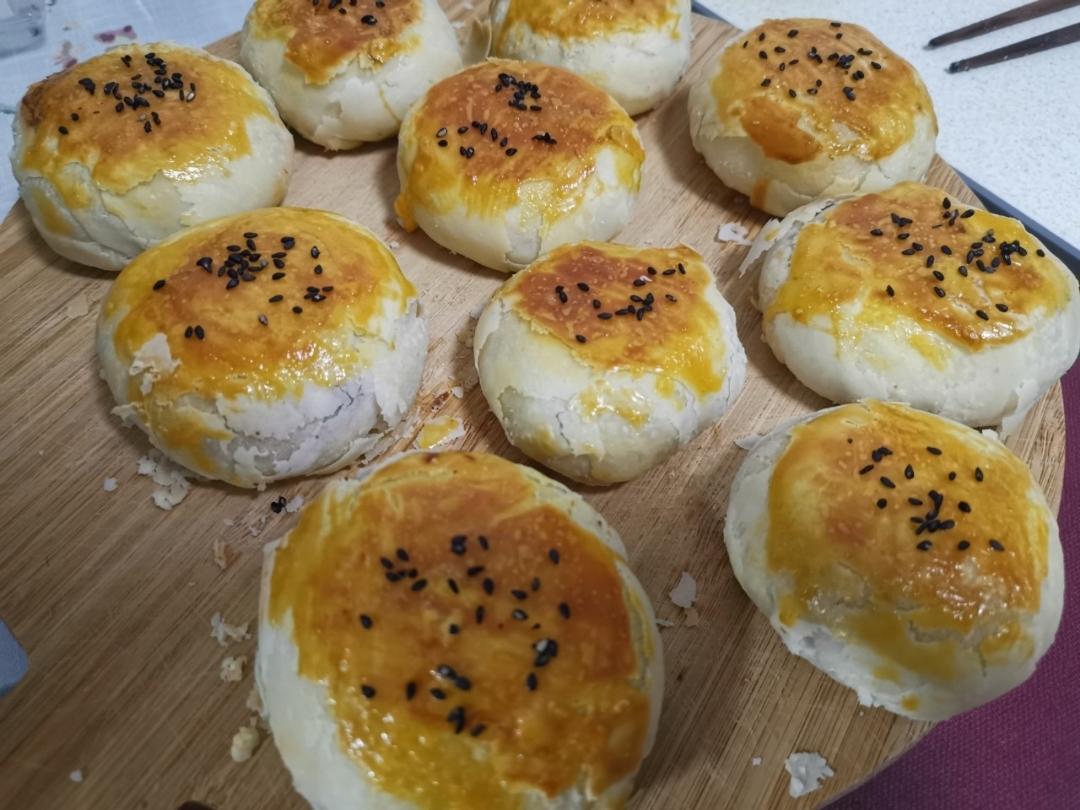 【鲜肉月饼】秋天的第一颗月饼，一口爆汁，酥香掉渣！