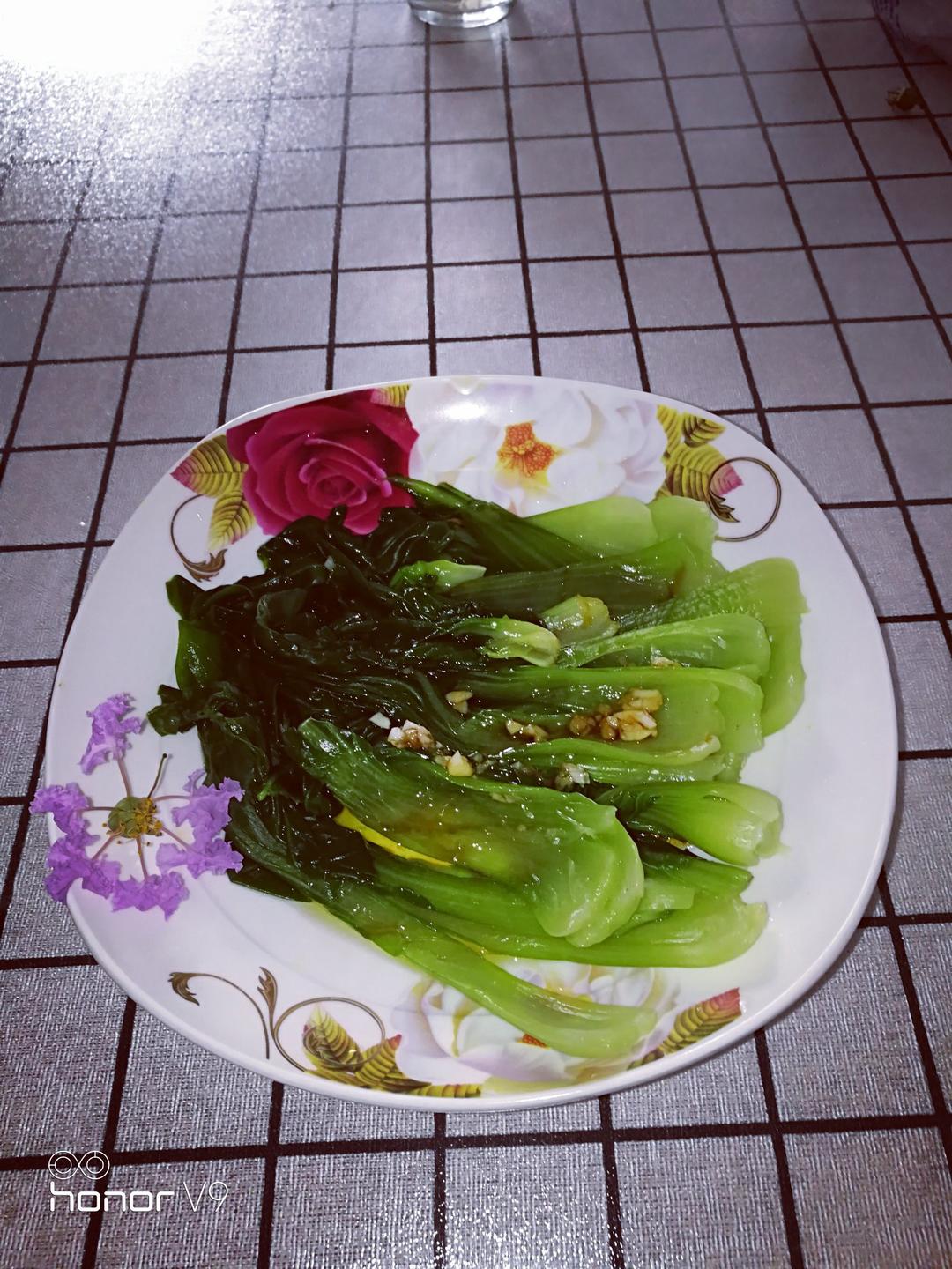 白灼油菜