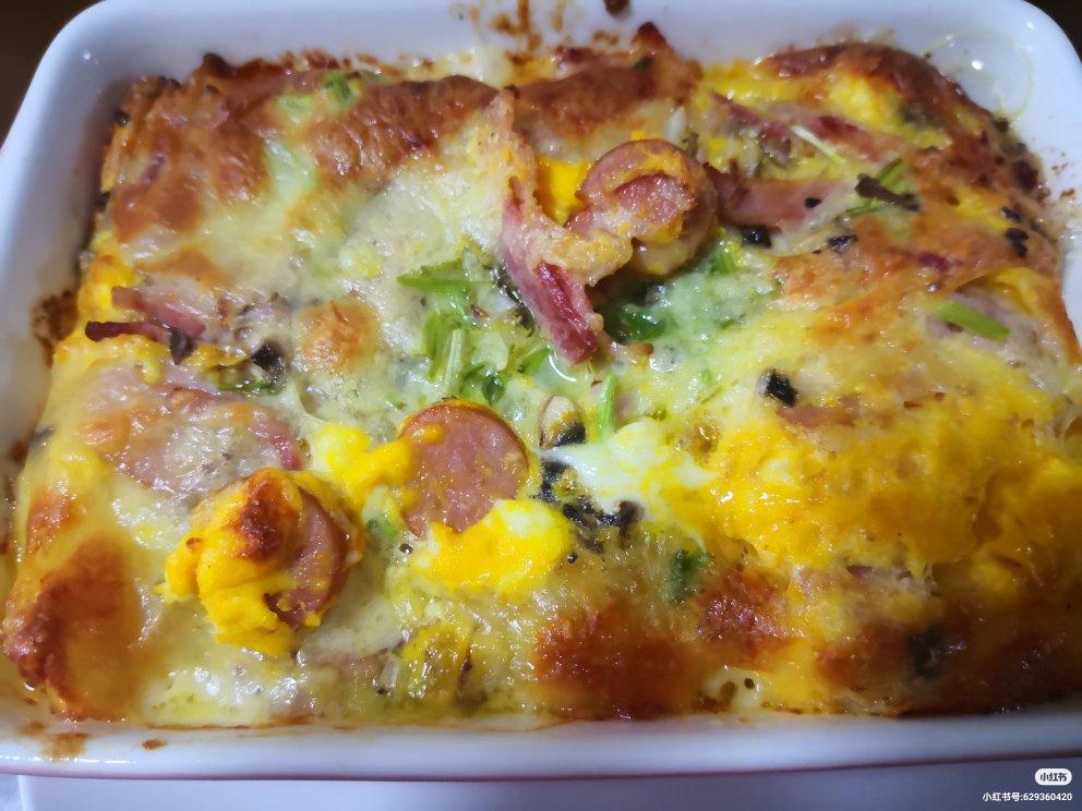 生酮 香肠培根烘蛋