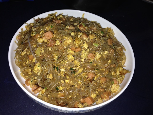 鸡蛋炒粉丝