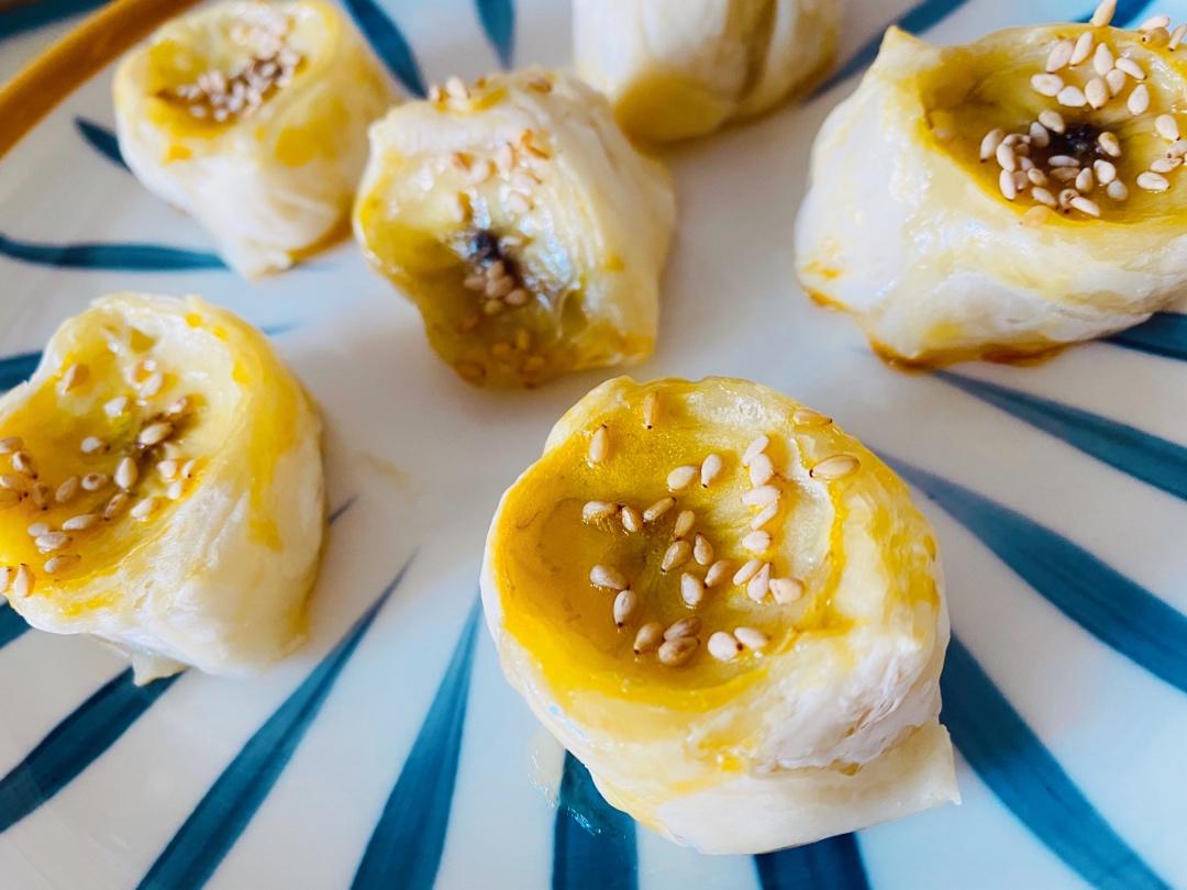 手抓饼版香蕉派（简单易学）