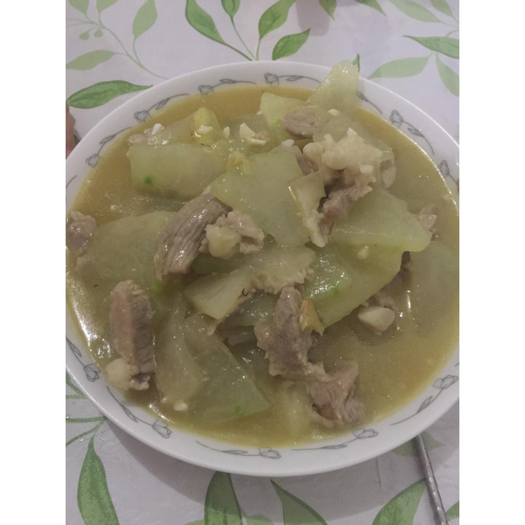 快手菜：冬瓜炒肉片（健康版）