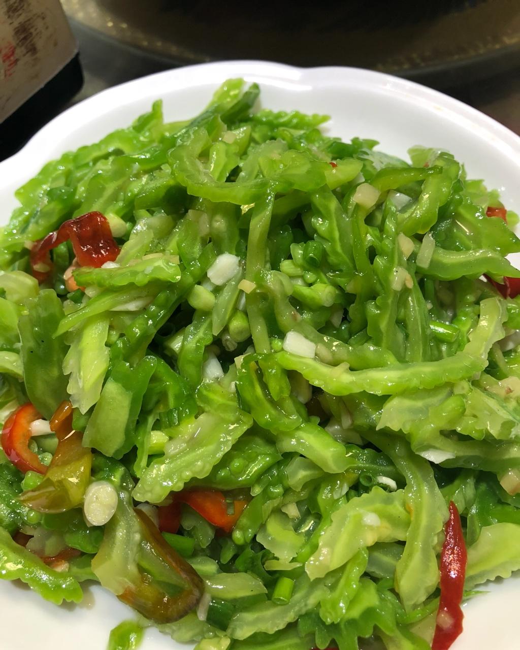 wa_wa23做的凉拌苦瓜