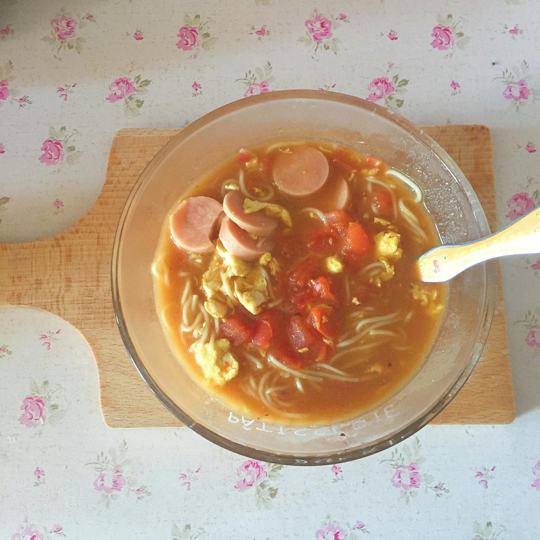 超级入味好吃的番茄鸡蛋面