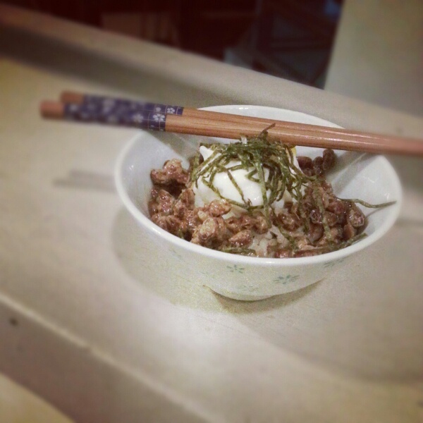 纳豆拌饭