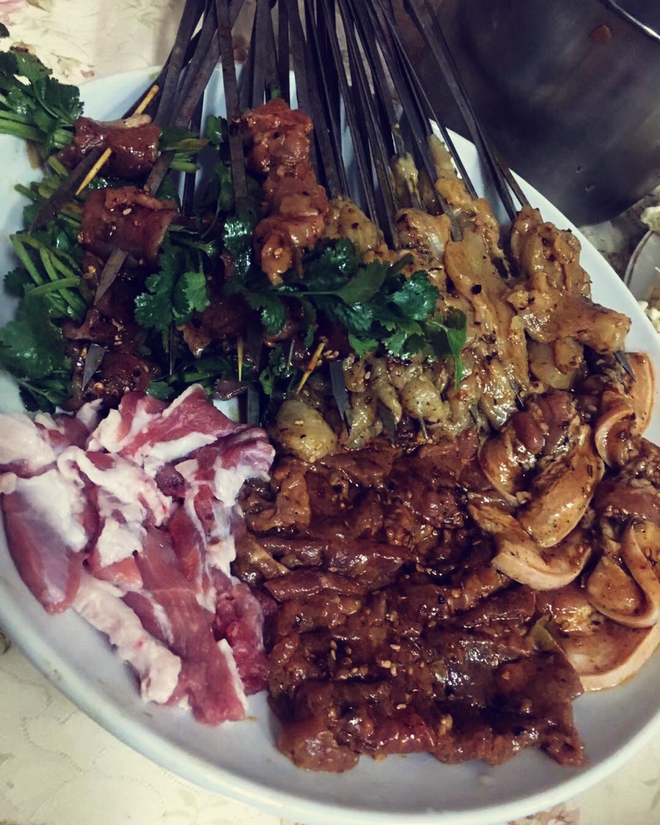 自制串串香（牛肉串，鸡肉串，猪肉串）