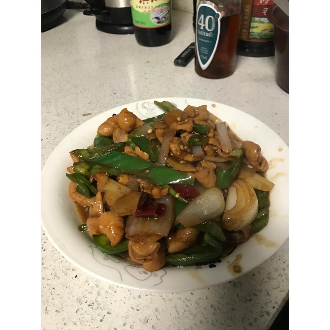 醋溜洋葱肥肠