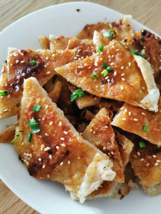 酥的掉渣的酱香饼，老公说都可以开店啦