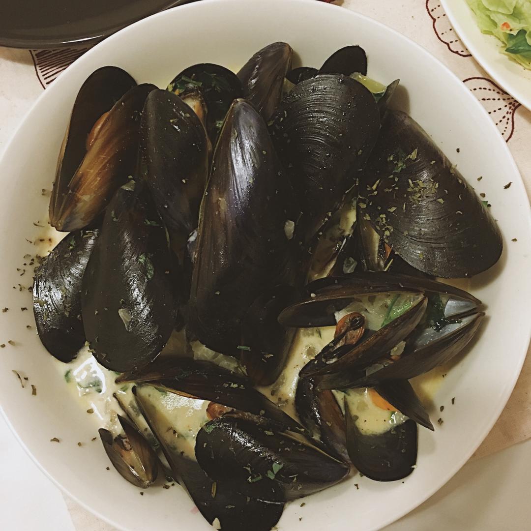 法式白葡萄酒贻贝（青口、海虹）