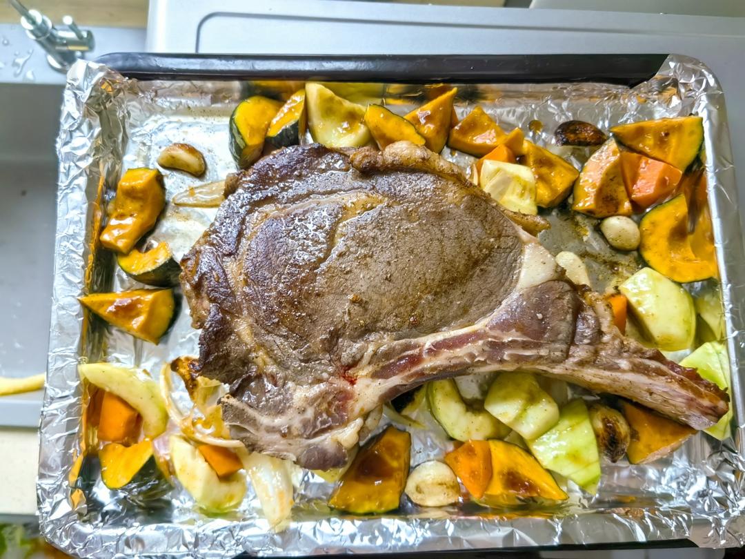 战斧牛排（烤箱版）