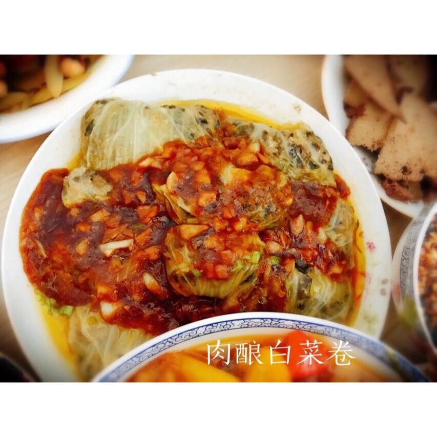 肉酿白菜卷