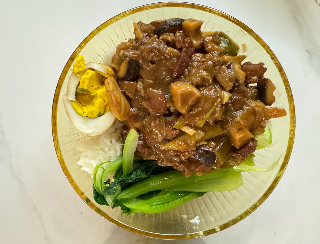 两步做出好吃台式卤肉饭，软烂入味巨下饭