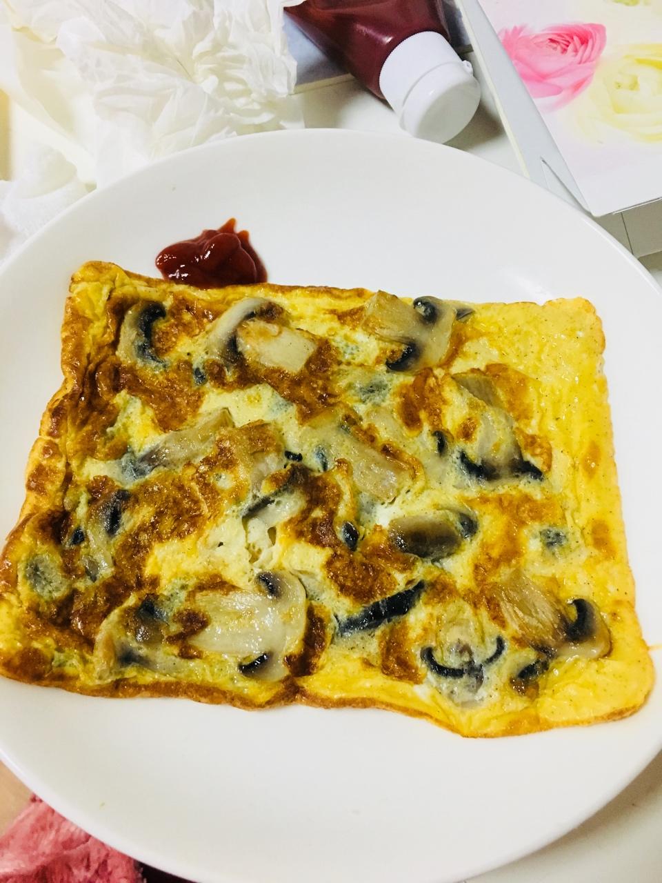 蘑菇煎蛋