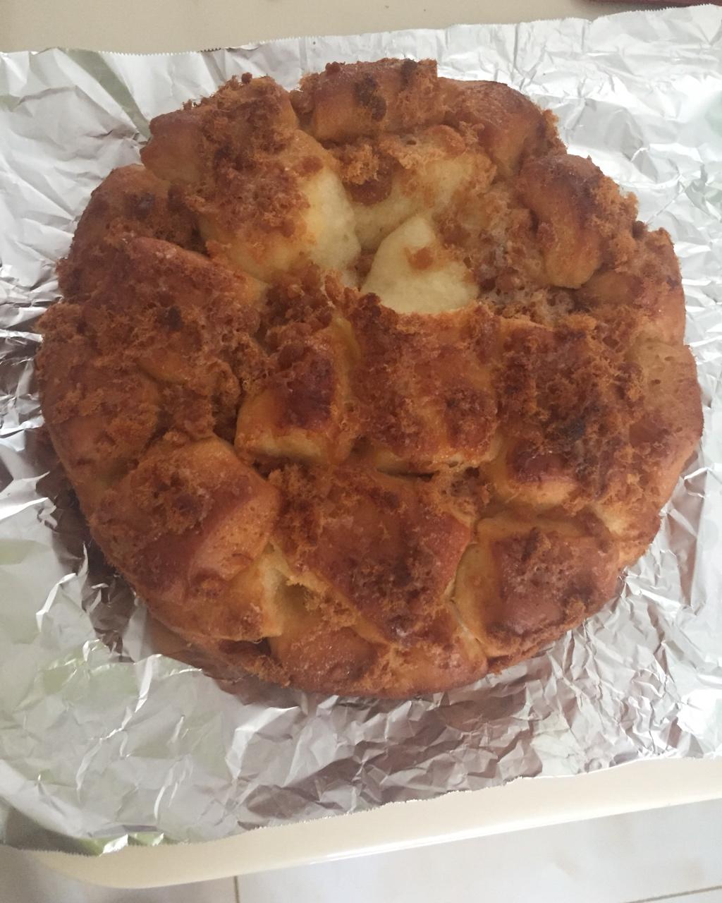 肉松手撕面包—超软会爆浆的面包哟