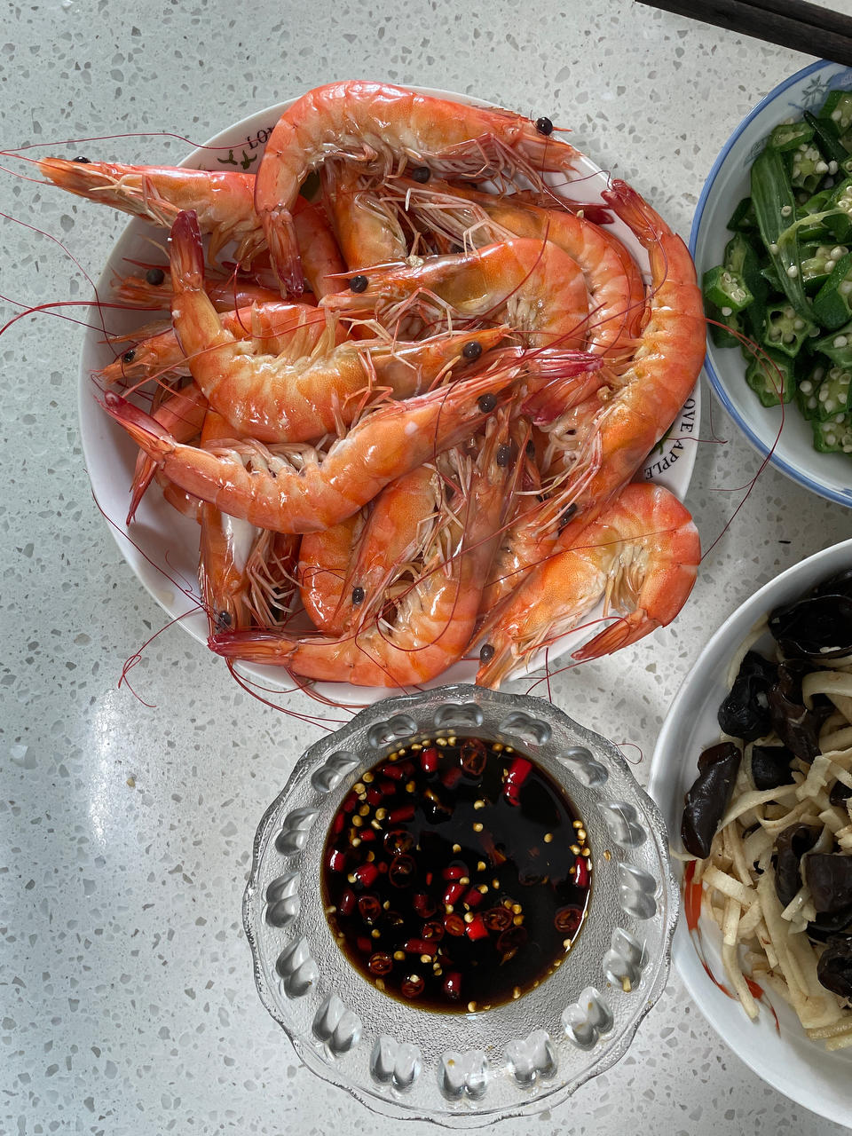 清蒸虾&海鲜蘸汁