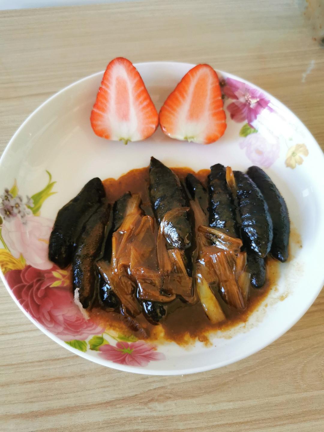 家庭版葱烧海参