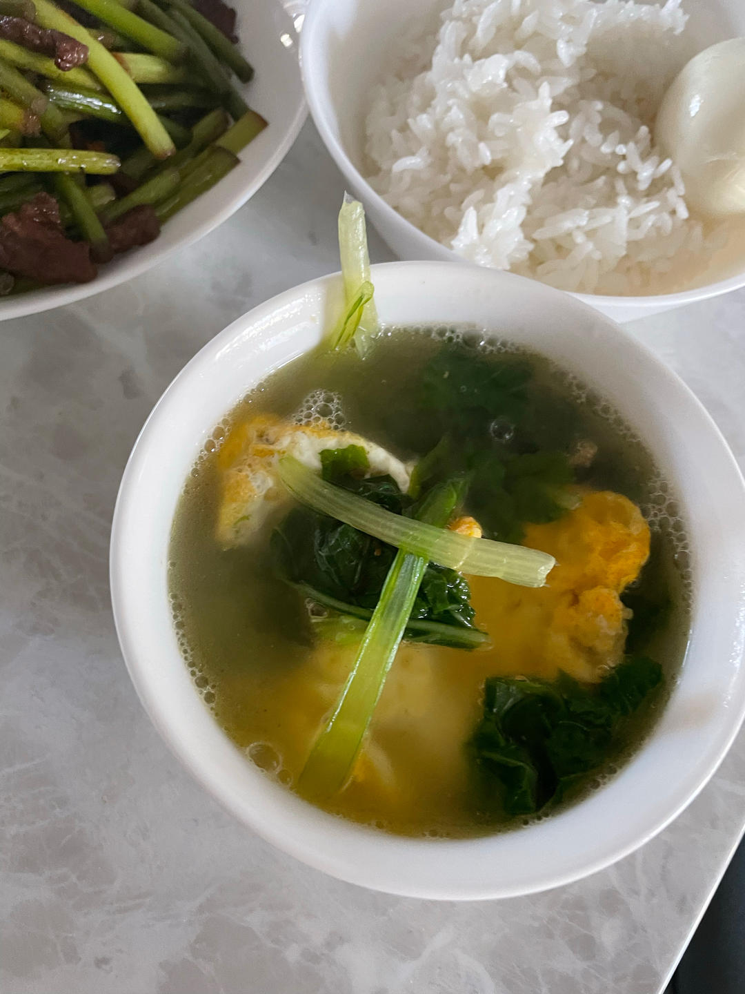 小白菜鸡蛋汤