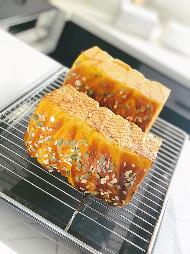 🎃double大伯南瓜（乳酪）吐司|金秋的颜色