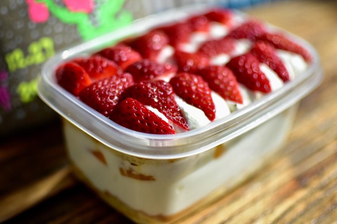 简单快手的便当饭盒水果盒子蛋糕