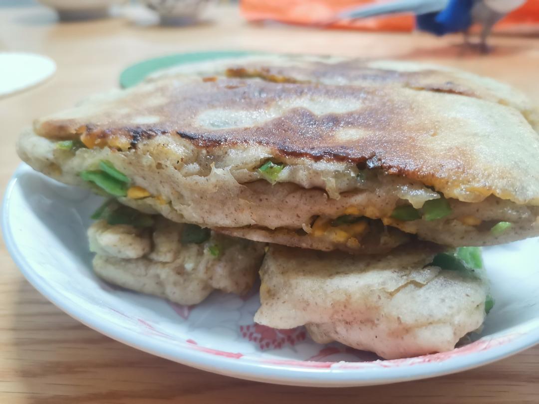 青椒火腿饼