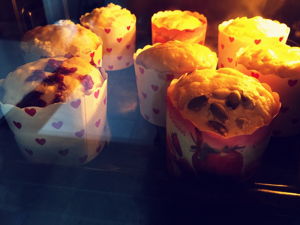 快手香蕉纸杯蛋糕