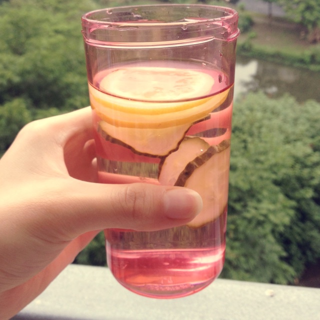 黄瓜柠檬水