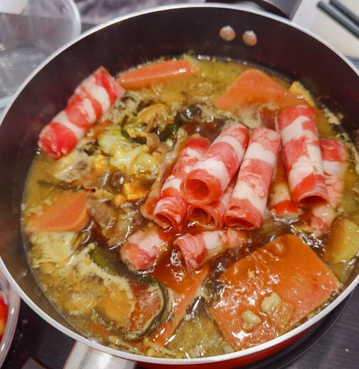 简洁版日式寿喜锅