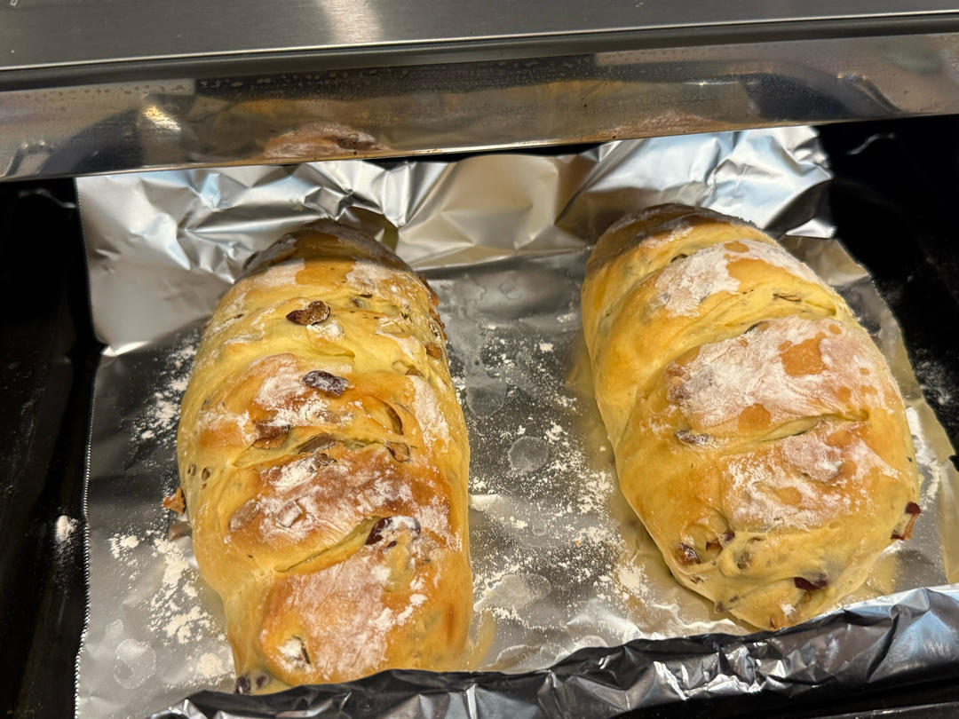 无糖无油全麦坚果面包 免揉版（12升小烤箱版）