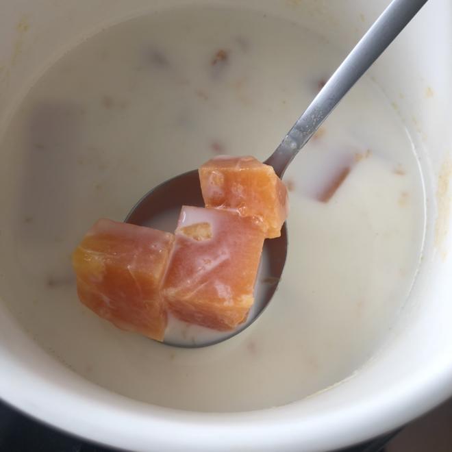 快速早餐-低卡健康的木瓜炖牛奶100大卡左右的做法