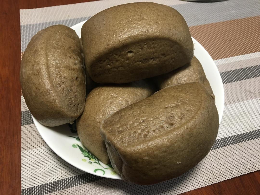 无糖荞麦馒头