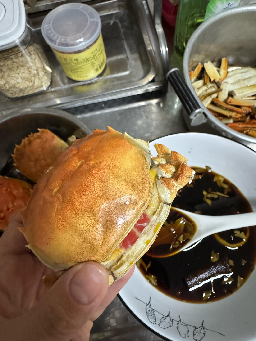 话梅陈皮熟醉虾蟹