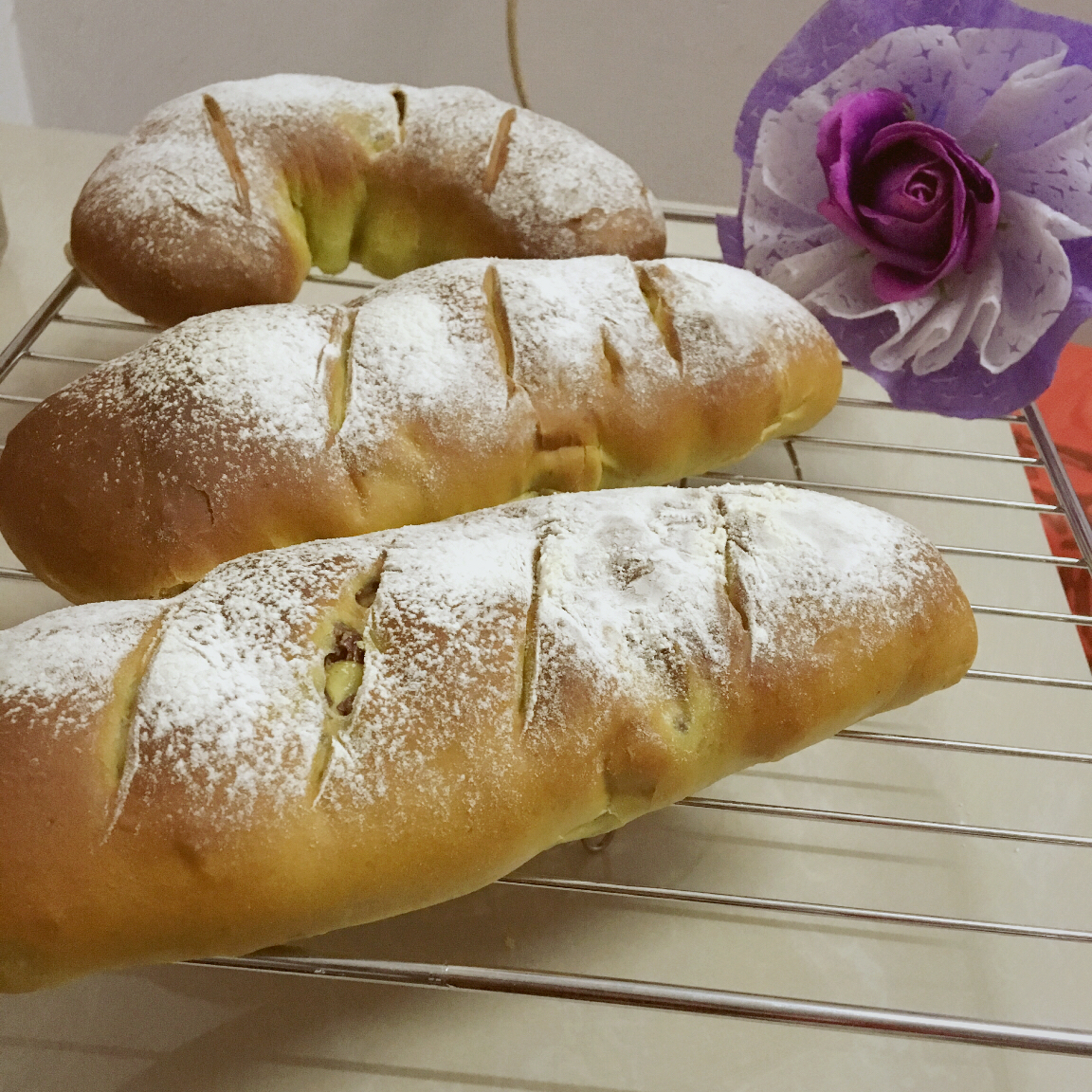 麻薯夹心可可（抹茶）软欧