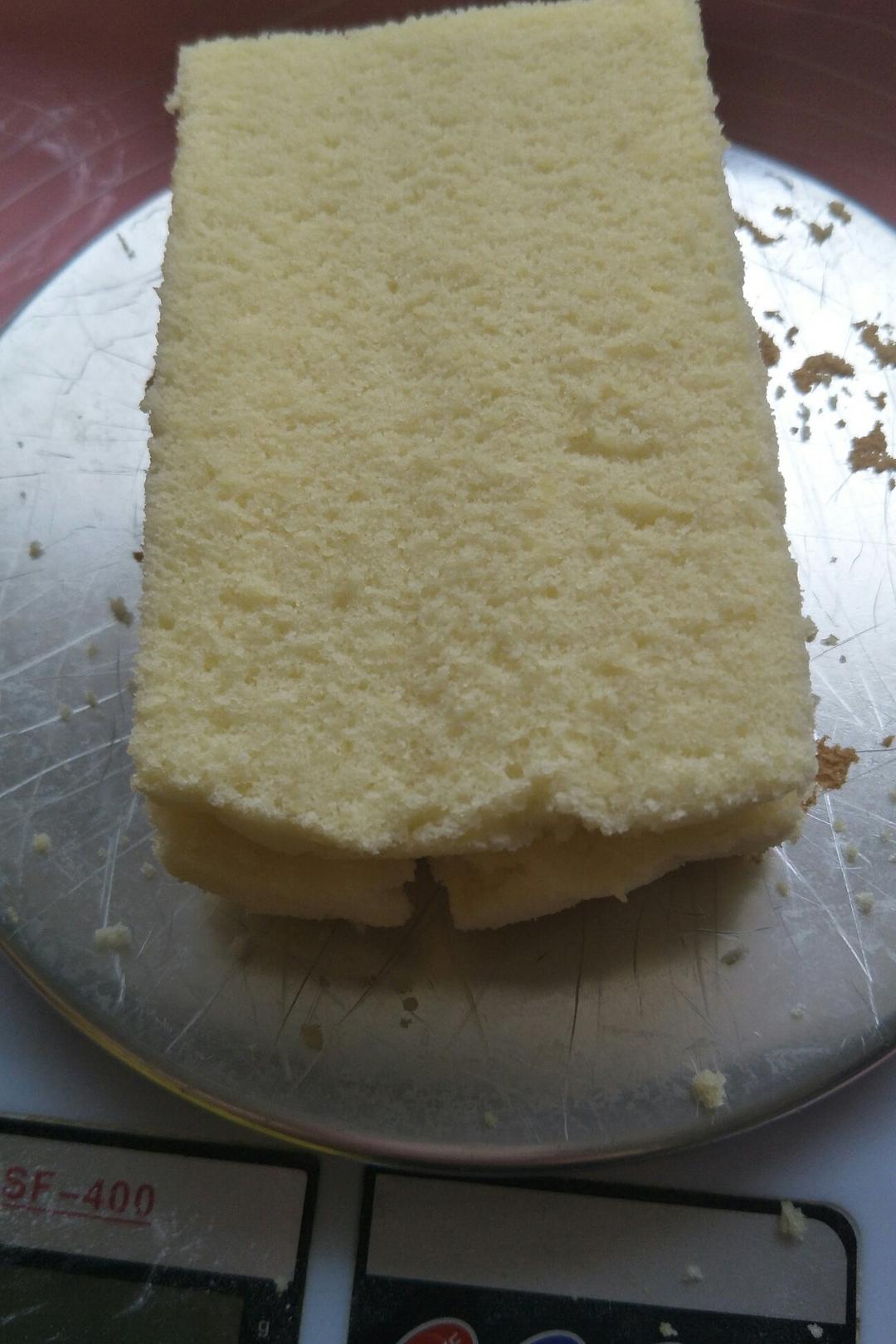 奶油蛋糕的戚风蛋糕坯（更新空气炸锅做法）