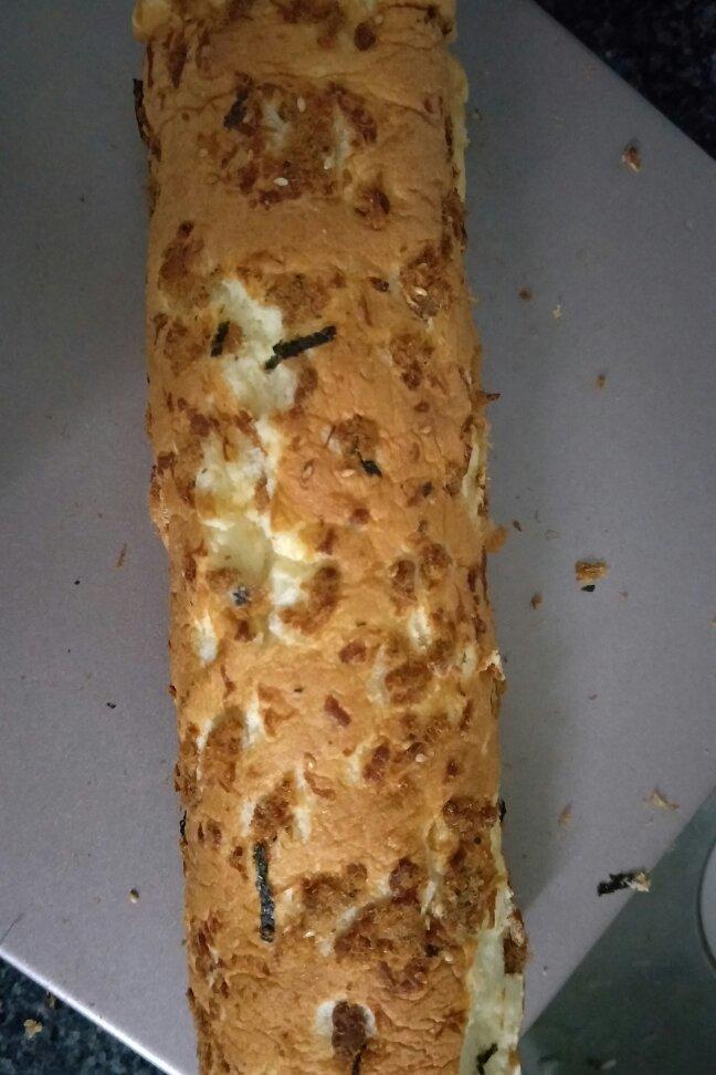 超级软嫩香葱肉松卷