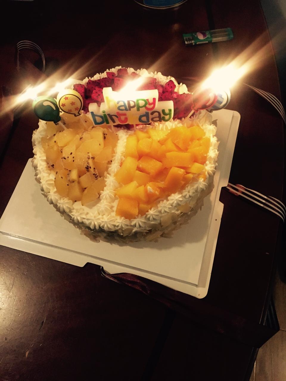 8寸水果生日蛋糕