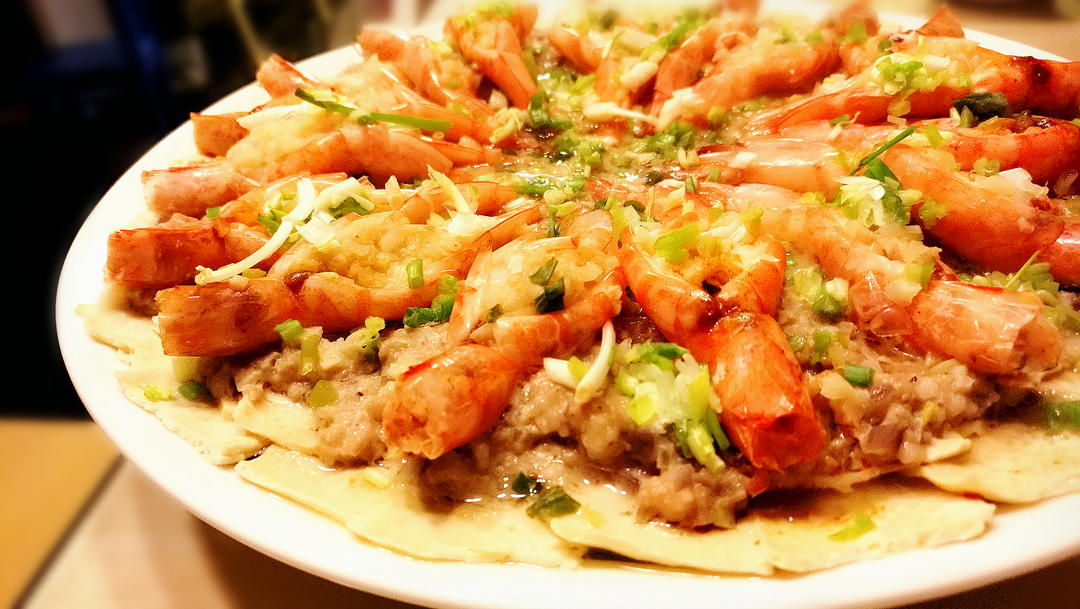 虾酱蒸三鲜的做法