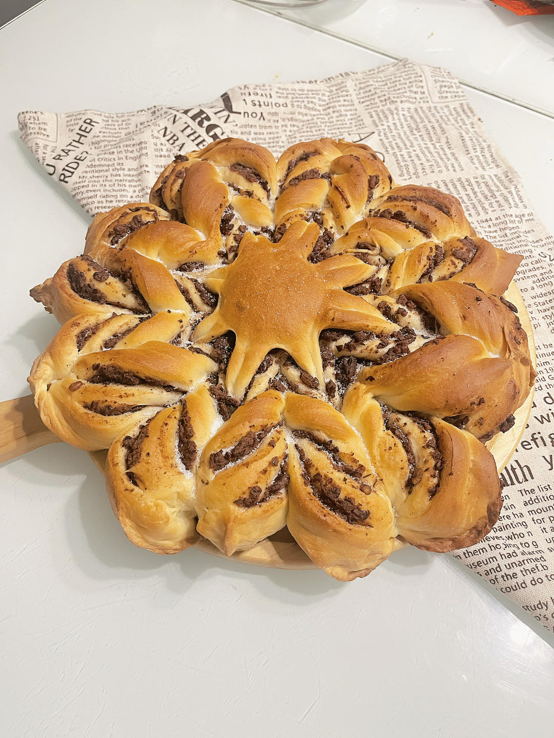 ins风圣诞节雪花豆沙面包---错过了夏天的风秋天的雨 不能再错过冬天的雪花