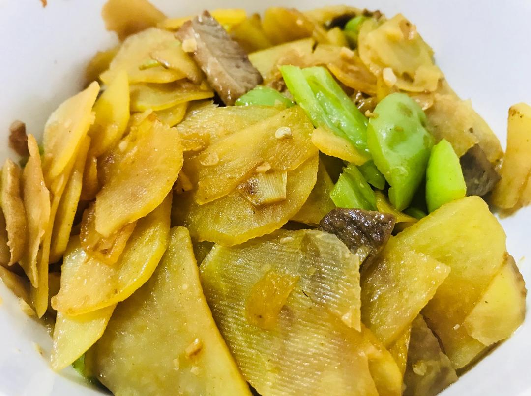 家常炒土豆片