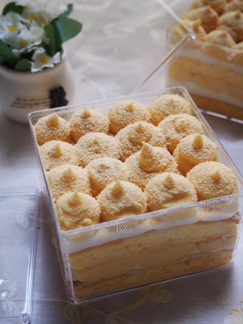 妮卡厨房做的日式豆乳盒子蛋糕