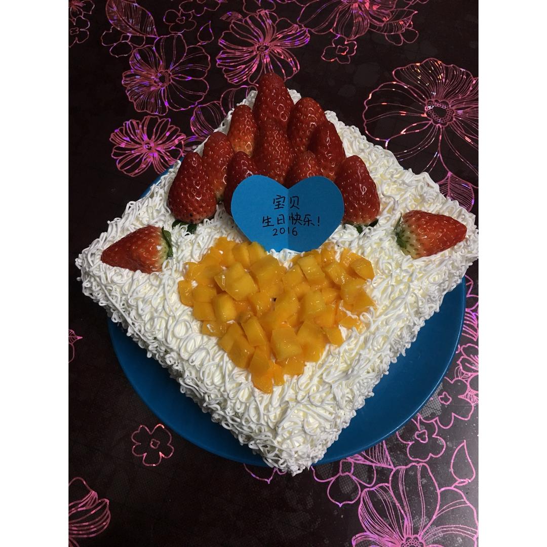 草莓的圆舞曲-巧克力裸蛋糕