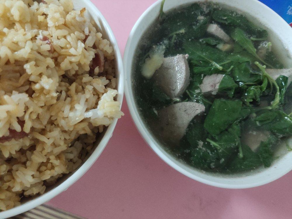 谷雨-枸杞叶猪肝汤：清肝毒&养肝血