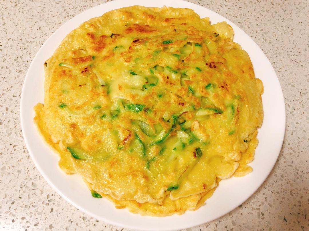 小小小雅儿做的西葫芦鸡蛋饼