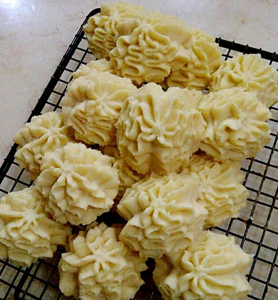 被业界猜了很久的网红牛油小花曲奇配方，酥的掉渣