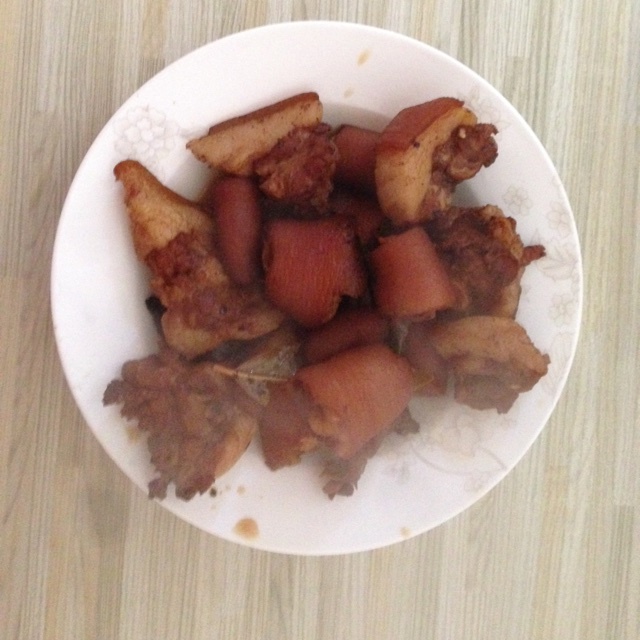 红烧猪尾巴【无油。微辣。