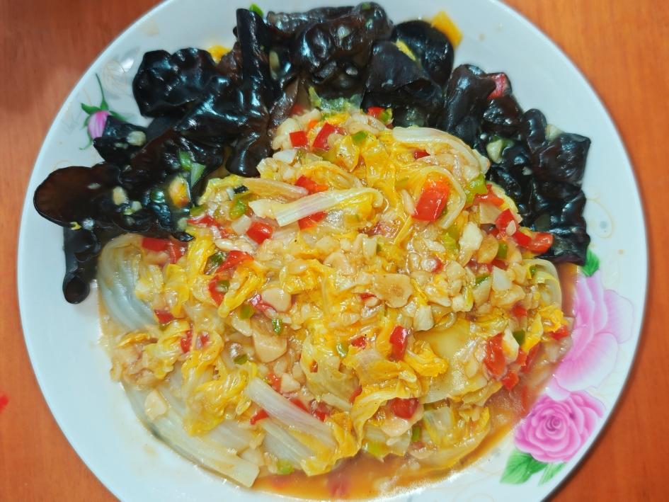 蒜蓉木耳娃娃菜