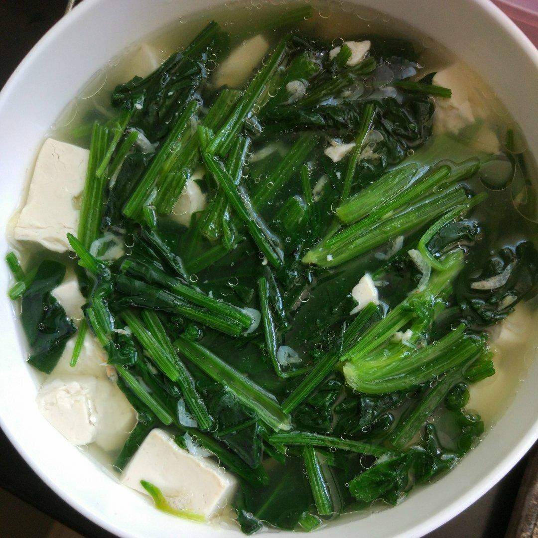 简单菠菜豆腐汤